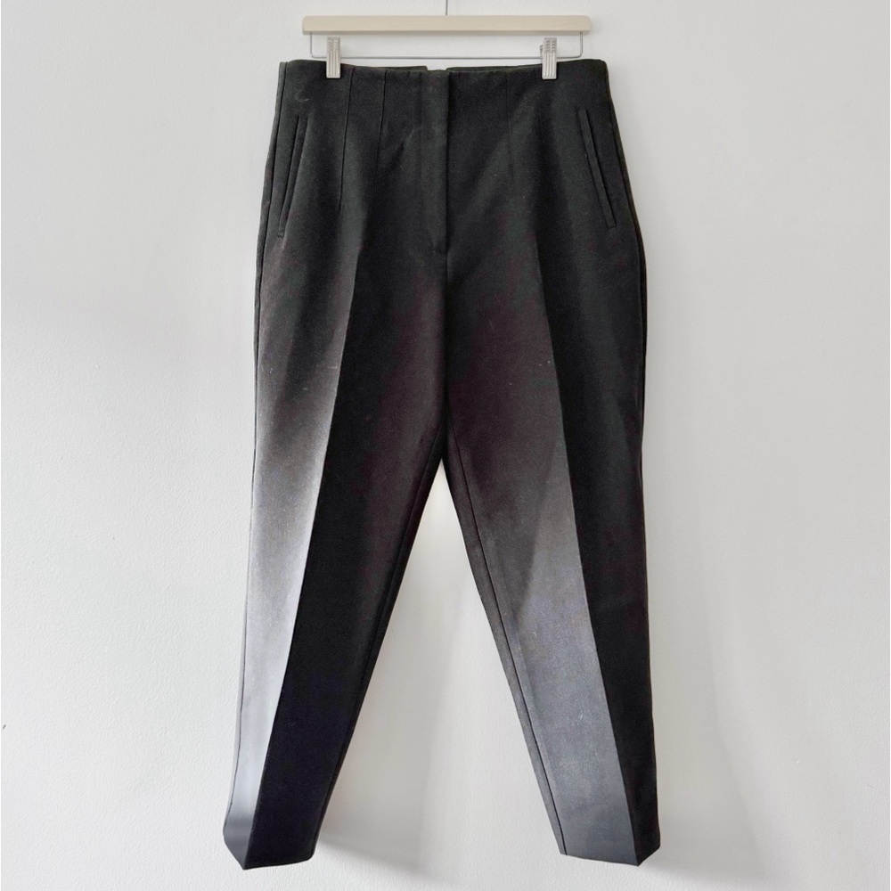 ZARA High Waisted Pleated Seamed Tailored Trouser Pants